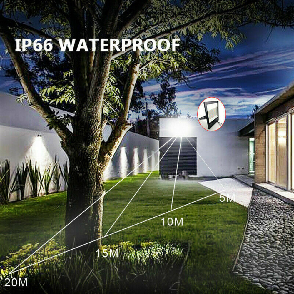 LED Flood light 50/100/200W IP66 Outdoor Spotlight 240V Cool/Warm White