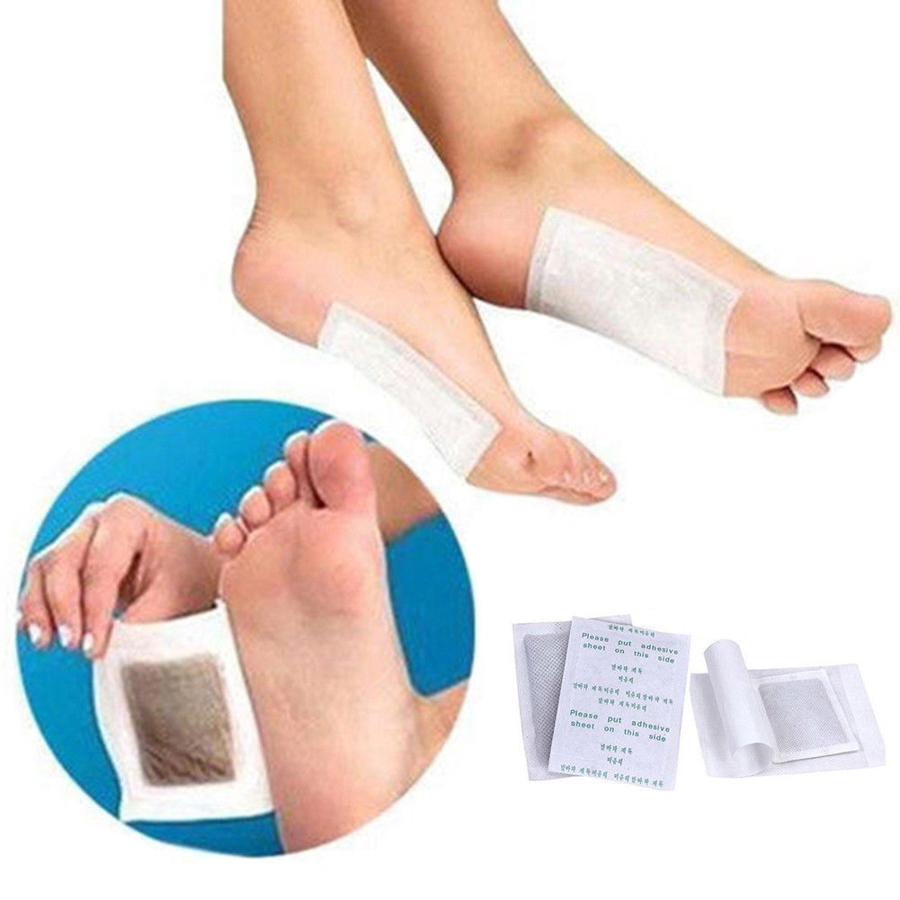 10pcs Detox Foot Patch Pads Natural plant Toxin Removal Sticky Adhesives