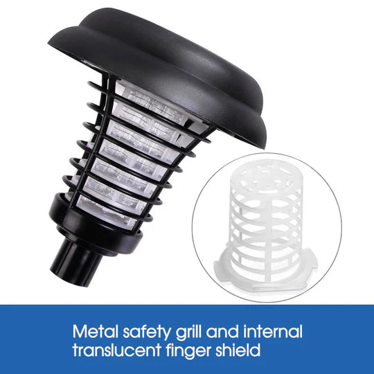 SOLAR UV BUG ZAPPER MOSQUITO FLY INSECT REPELLER KILLER GARDEN PATH LED LIGHT