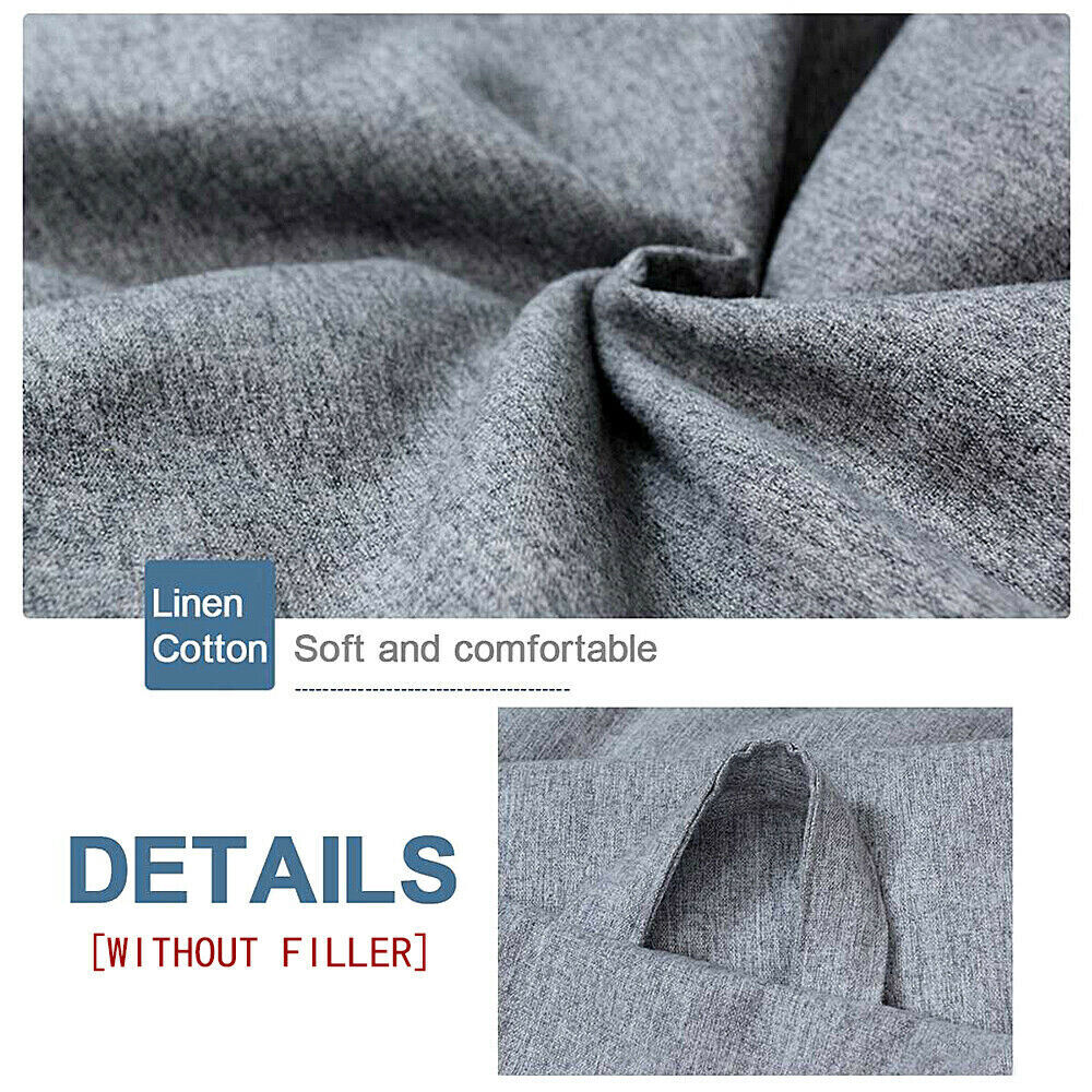 Bean Bag Chairs Couch Sofa Cover Indoor Lazy Lounger For Adults Kids 100x120cm