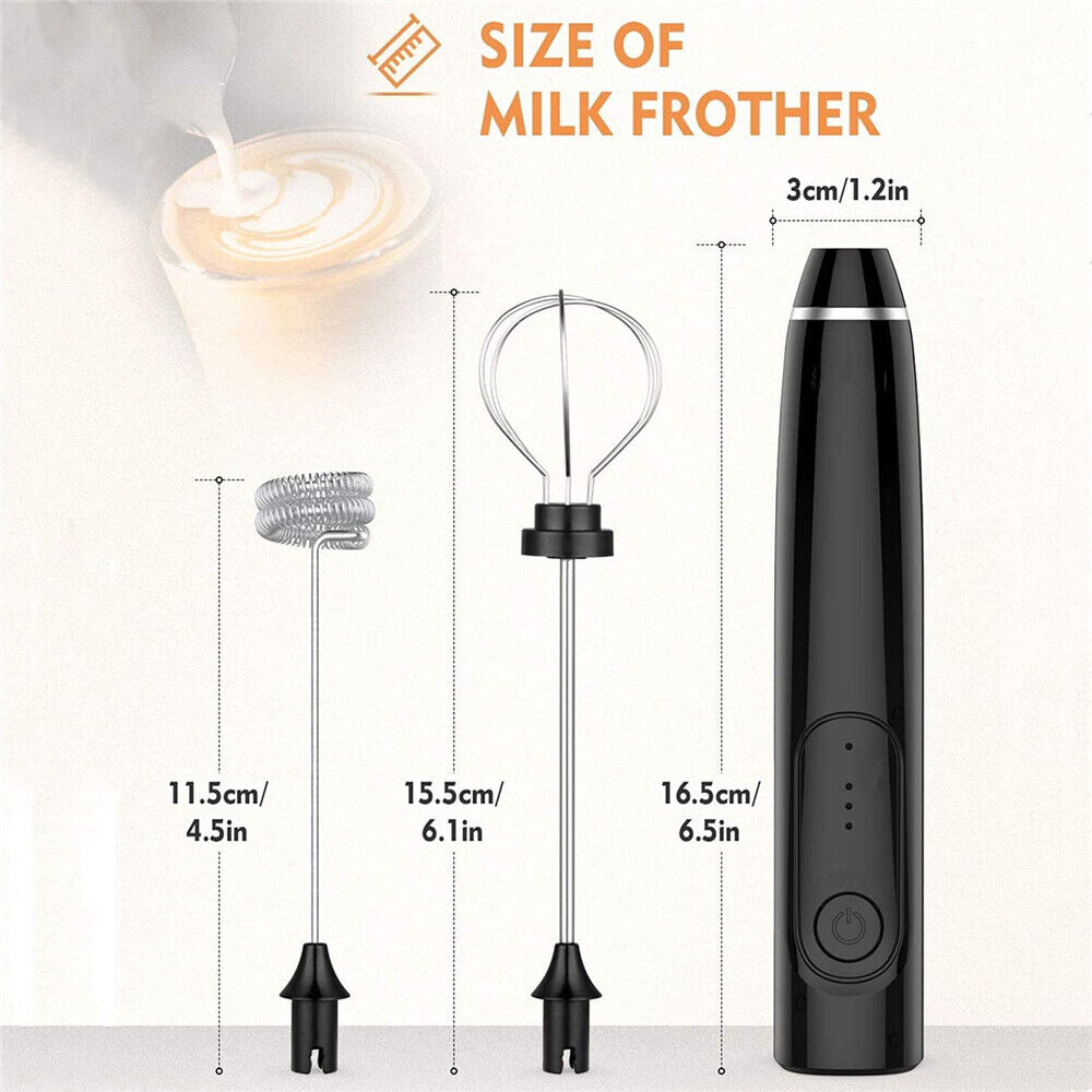 Electric USB Foamer Kitchen Tool Milk Frother Egg Beater Stirrer Whisk Mixer