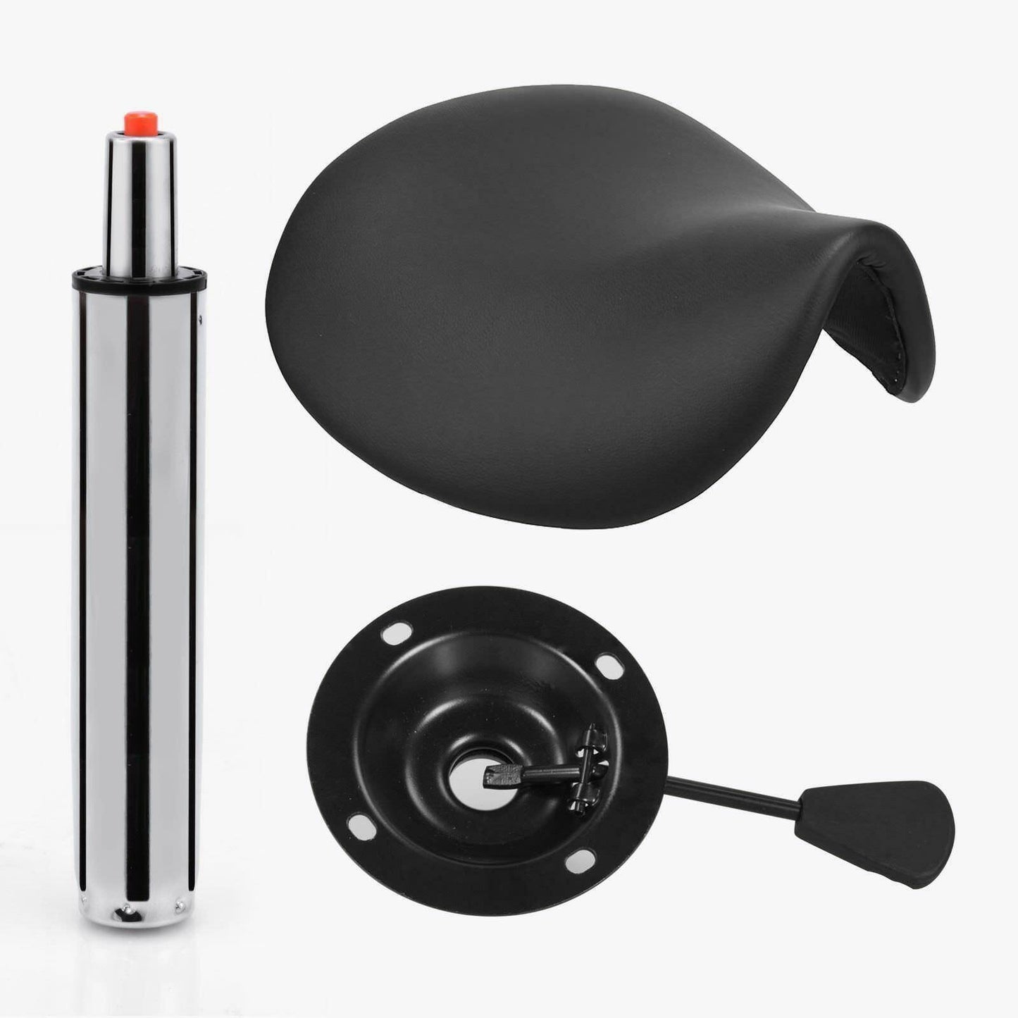 SALON SADDLE BAR STOOL SWIVEL CHAIR MASSAGE BARBER HAIRDRESSING HYDRAULIC LIFT