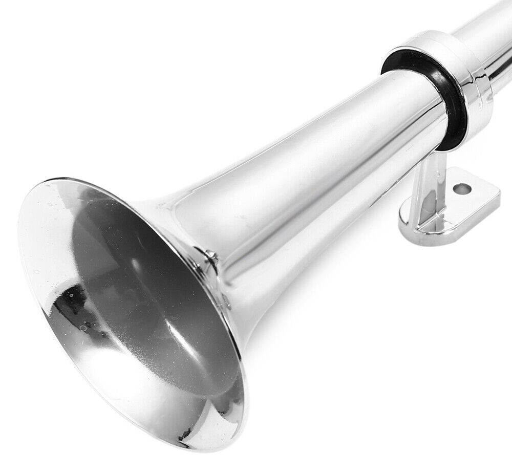 Single Trumpet Air Horn 150db Loud Truck Boat Mega Train Lorry 12V Compressor
