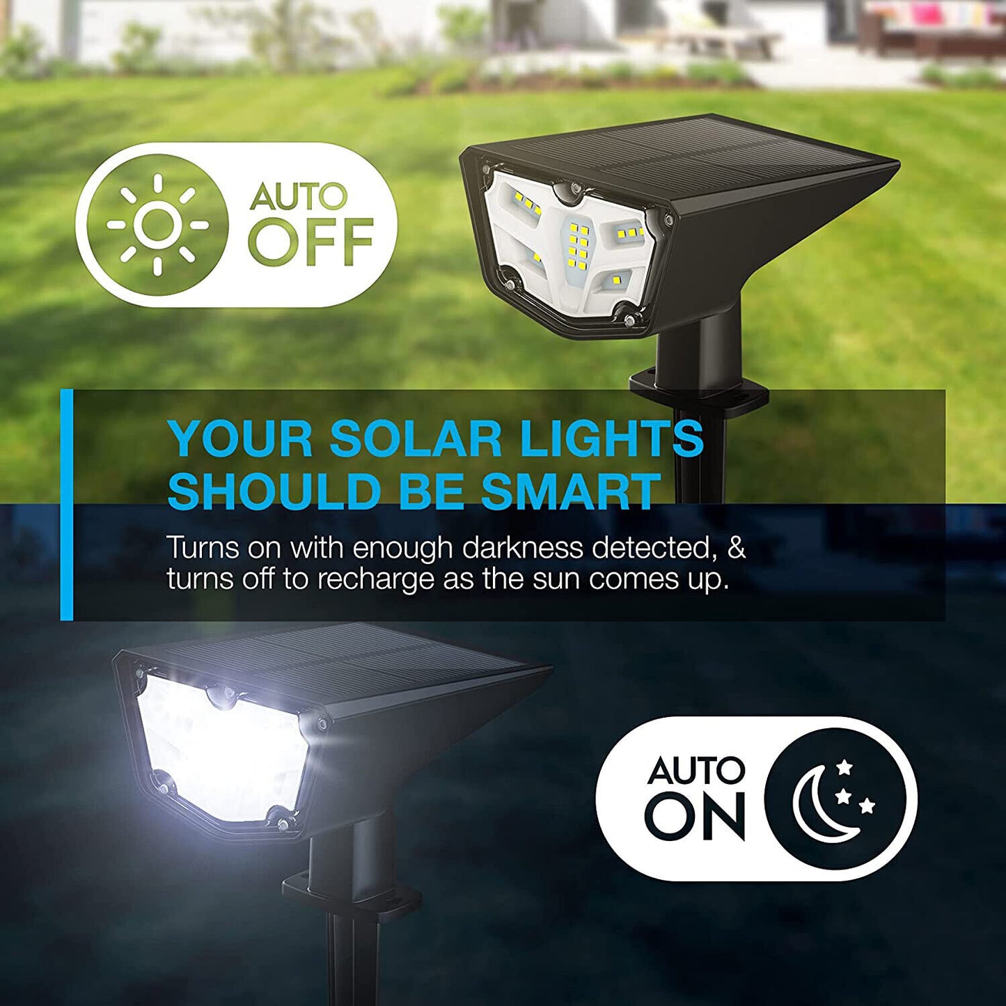 Solar buried lamp projection lamp LED outdoor landscape garden wall lamp