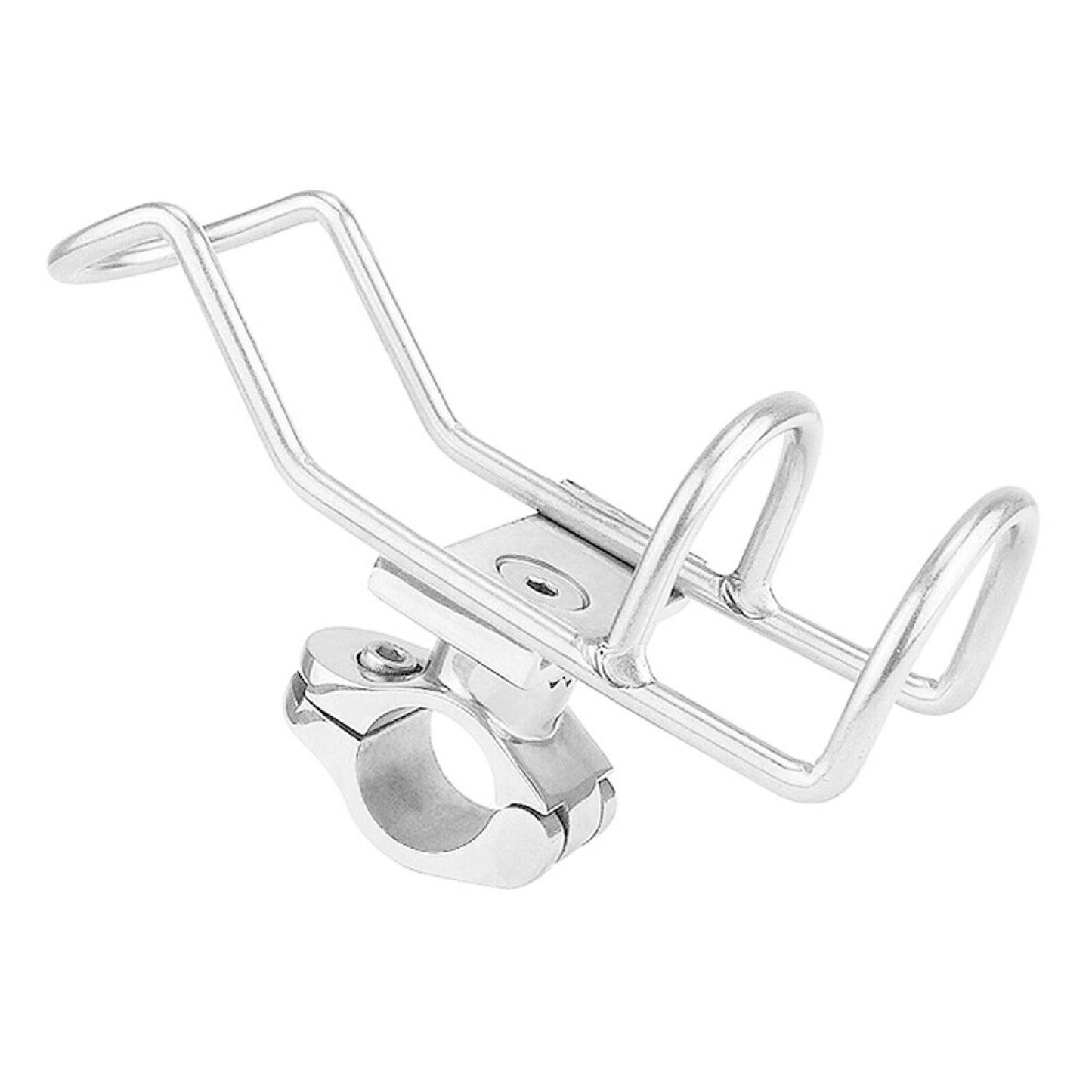 Stainless Steel Rod Holder Rail Mount Wire Fishing Boat Marine Grade