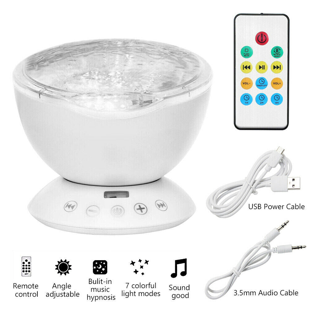 LED Night Light Projector Galaxy Starry Ocean Star Sky Baby Room Party Lamp
