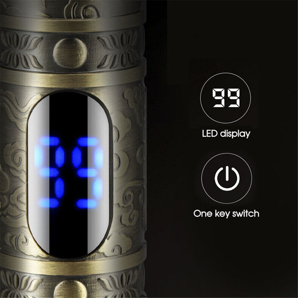 Portable Electric LCD Men Hair Trimmer Clippers Beard Shaver Cutting Cordless