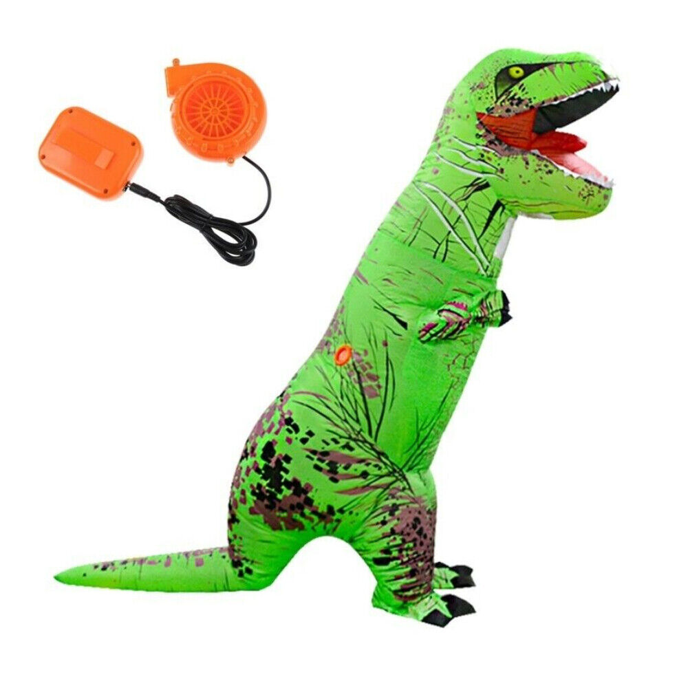 T-Rex Blow Inflatable Dinosaur Costume Adult Jurassic World Park Trex