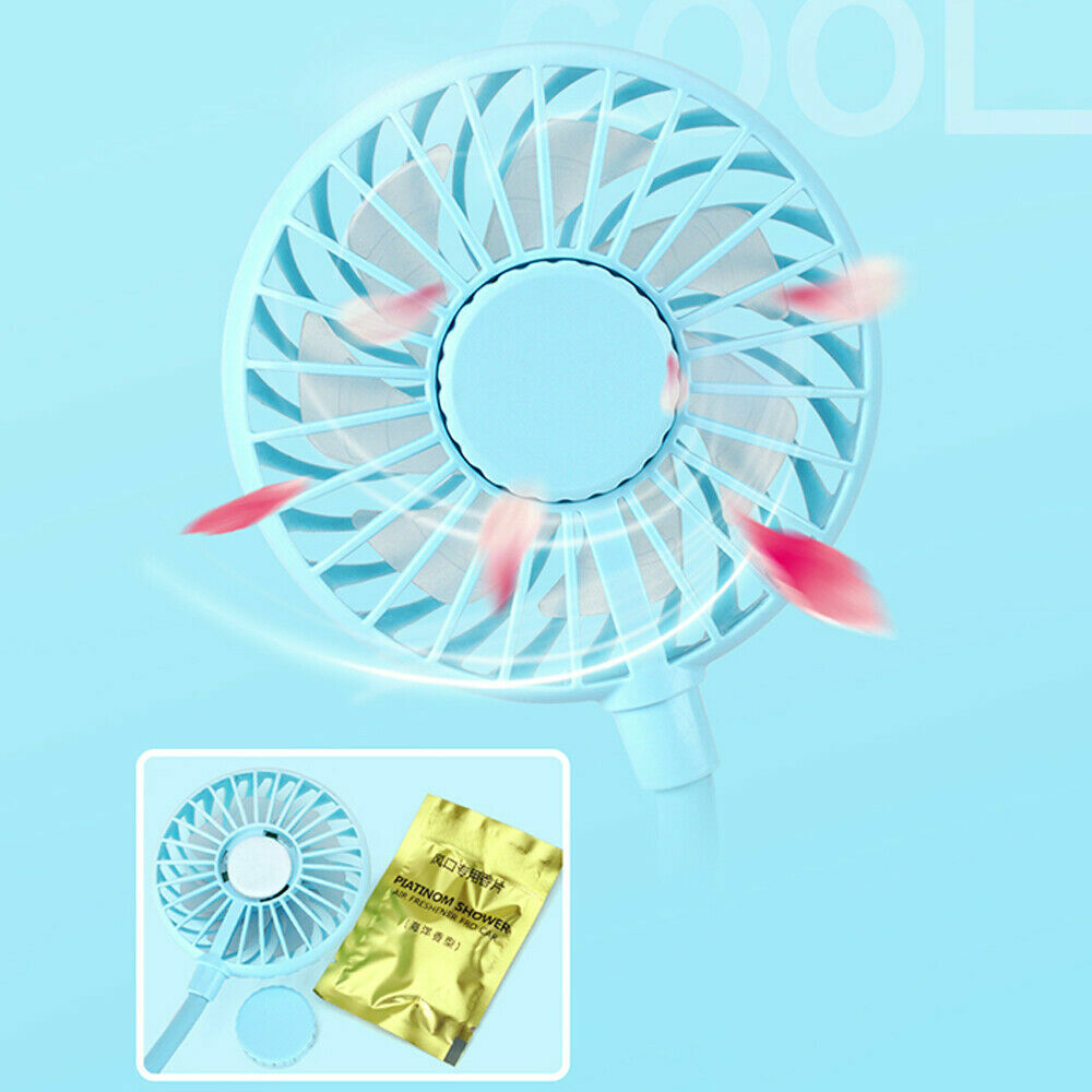 Portable 360° Mini Fan Travel USB Rechargeable Clip On Desk Pram Car Cooling Fan