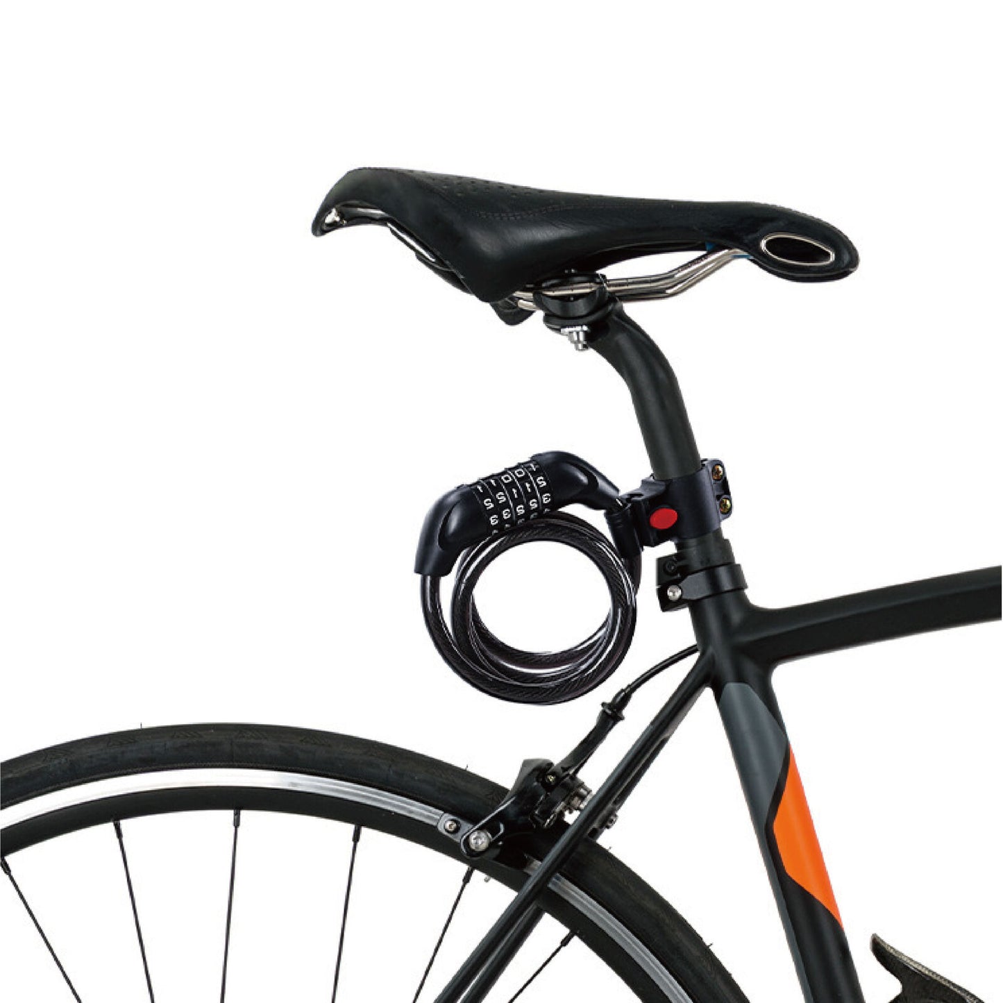 1.2m Bicycle Password Lock Anti-Theft Scratch-Resistant Lock/ Five colors