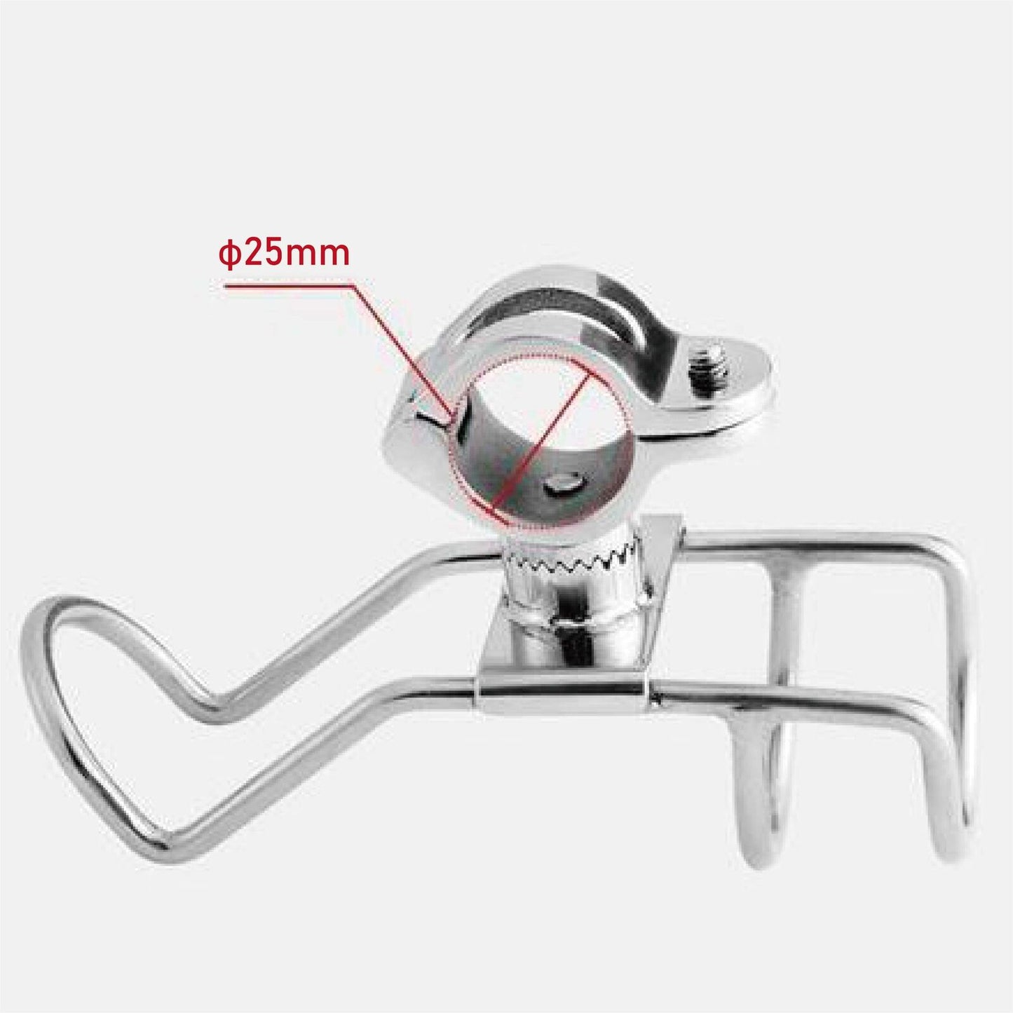 Stainless Steel Rod Holder Rail Mount Wire Fishing Boat Marine Grade