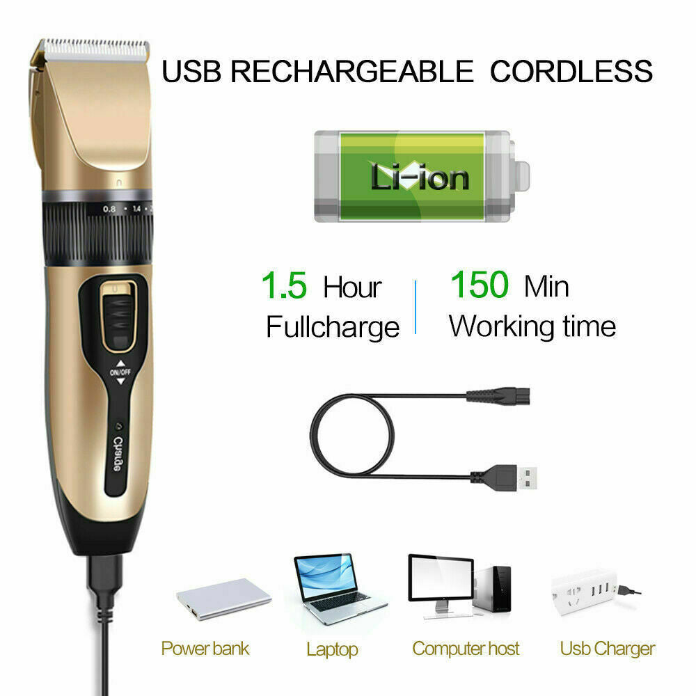 Hover to zoom Have one to sell? Sell it yourself Professional Hair Clippers Men cordless hair trimmers washable Beard Trimmer