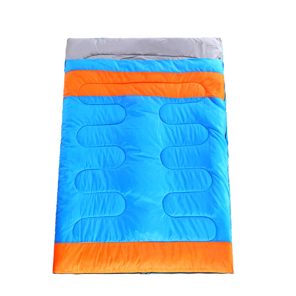 -10°C Double Outdoor Camping Sleeping Bag Hiking Thermal Winter 220x150cm