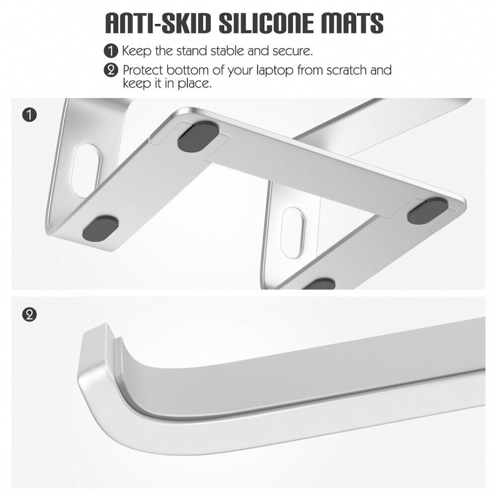 Aluminium Cooling Stand Elevator Ergonomic for Laptop MacBook