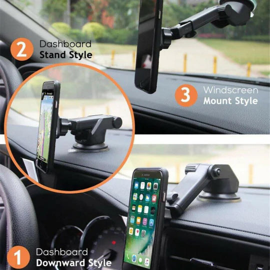 360° MOUNT CAR WINDSCREEN PHONE MAGNET HOLDER GPS DASHBOARD SUCTION CRADLE STAND
