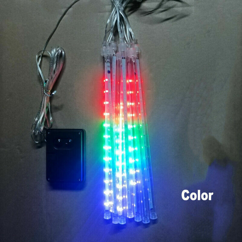 288LED Solar String Light Meteor Shower Rain Tree Flowing Lighting XMAS Party