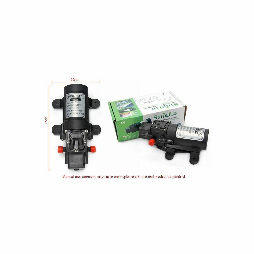 12V 4.3Lpm Self-Priming Water Pump High Pressure Caravan Camper Boat Marine Home