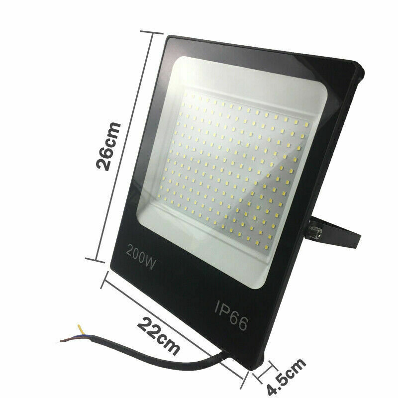LED Flood light 50/100/200W IP66 Outdoor Spotlight 240V Cool/Warm White