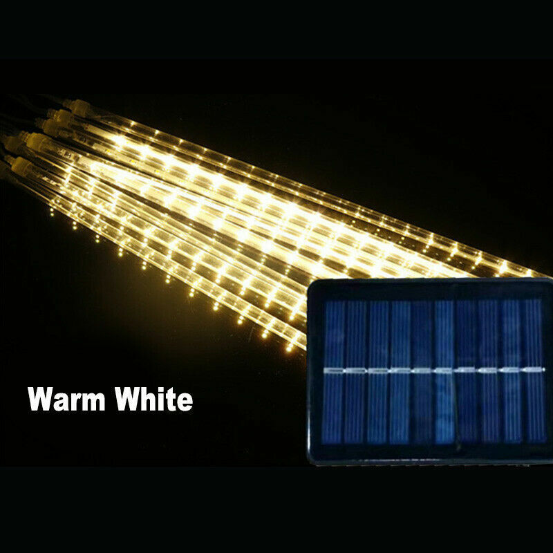 288LED Solar String Light Meteor Shower Rain Tree Flowing Lighting XMAS Party