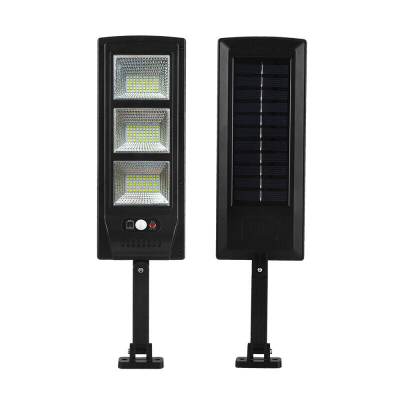 120 LED Solar Street Light Lamp Motion Sensor Lights Remote Garden Yard Flood
