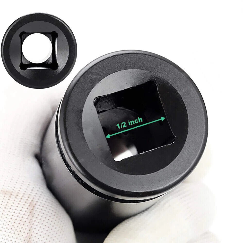 21x Drive Deep Impact Sockets 8-32MM Metric 1/2" Garage Workshop Tools Kit CRV