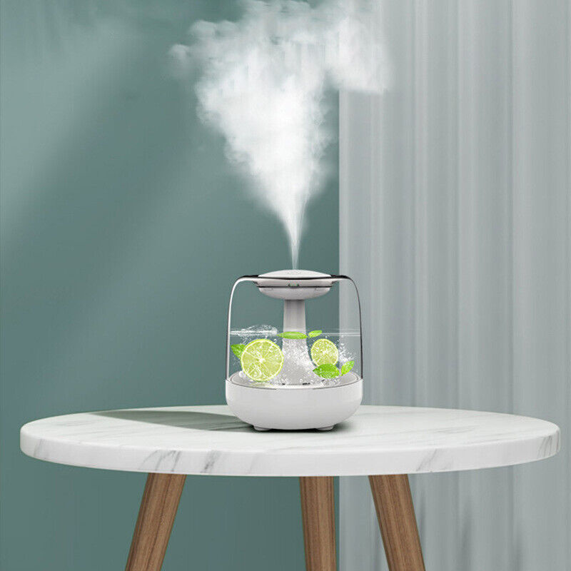 1.2L Air Humidifier Ultrasonic Purifier Diffuser LED Recharg Aroma Essential Oil