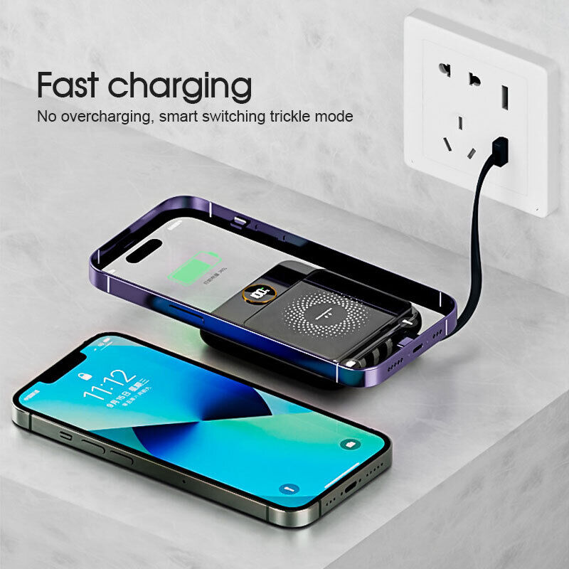 10000mAh 4 USB Backup External Battery Power Bank Fast Charger For Cell Phone