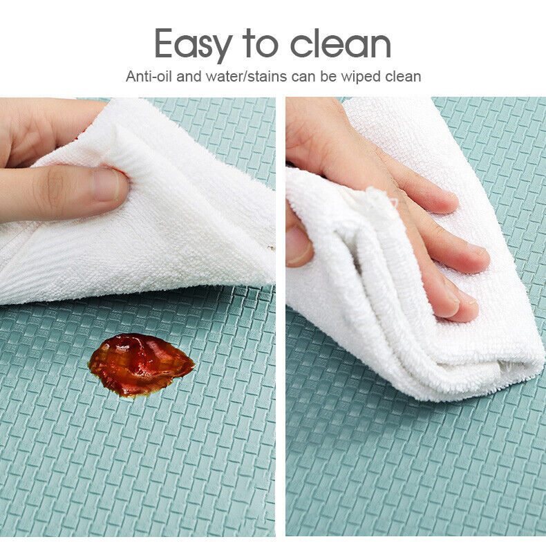 Non-Slip Waterproof Kitchen Door Mat Home Floor Rug Carpet Anti-Oil Easy Clean