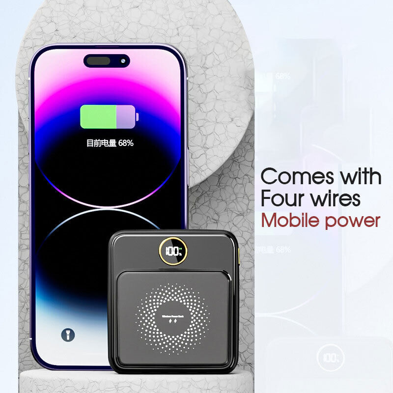 10000mAh 4 USB Backup External Battery Power Bank Fast Charger For Cell Phone