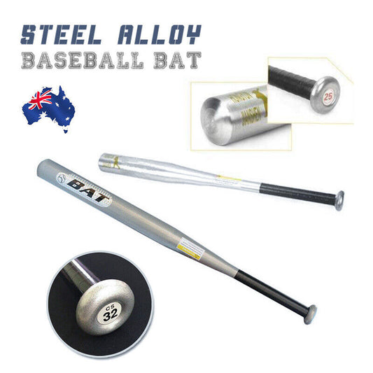25"/32" Steel alloy Silver Baseball Bat Racket Softball Sports Lightweight