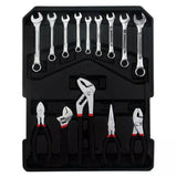 799 PCS TOOL SET MECHANICS TOOL KIT WRENCHES SOCKET W/TROLLEY CASE BOX ORGANIZER TOOL BOX