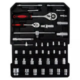 799 PCS TOOL SET MECHANICS TOOL KIT WRENCHES SOCKET W/TROLLEY CASE BOX ORGANIZER TOOL BOX