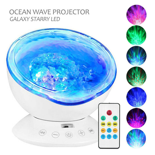 LED Night Light Projector Galaxy Starry Ocean Star Sky Baby Room Party Lamp