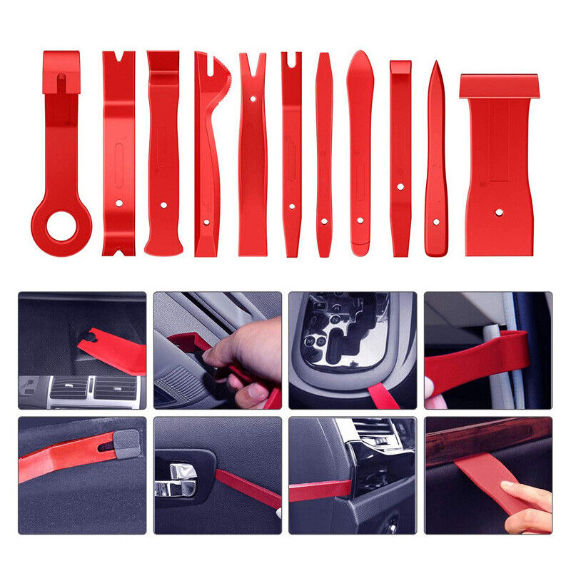 240Pcs Car Trim Removal Tool Auto Hand Tools Pry Bar Dash Panel Kit Door Interior