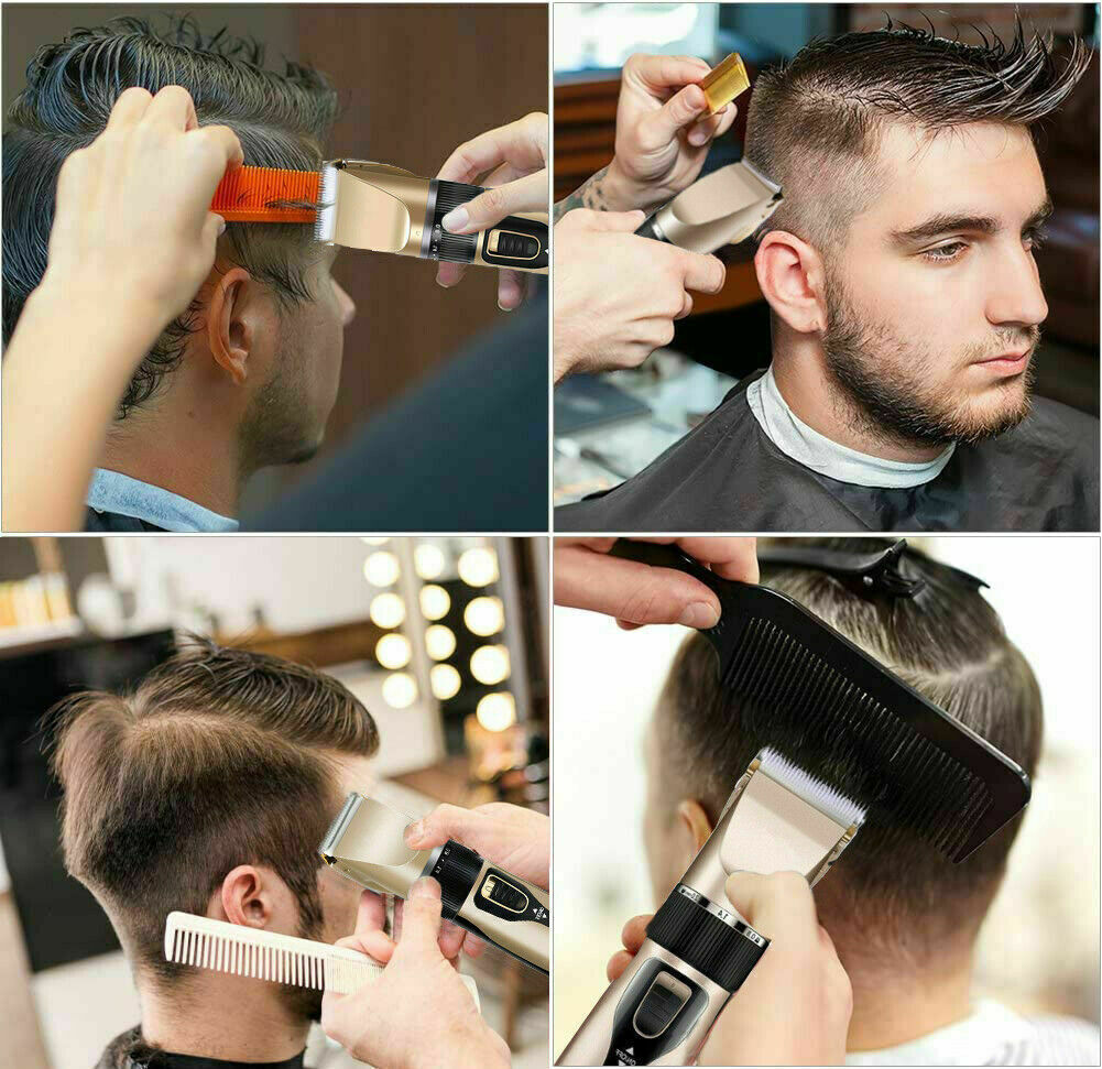 Hover to zoom Have one to sell? Sell it yourself Professional Hair Clippers Men cordless hair trimmers washable Beard Trimmer