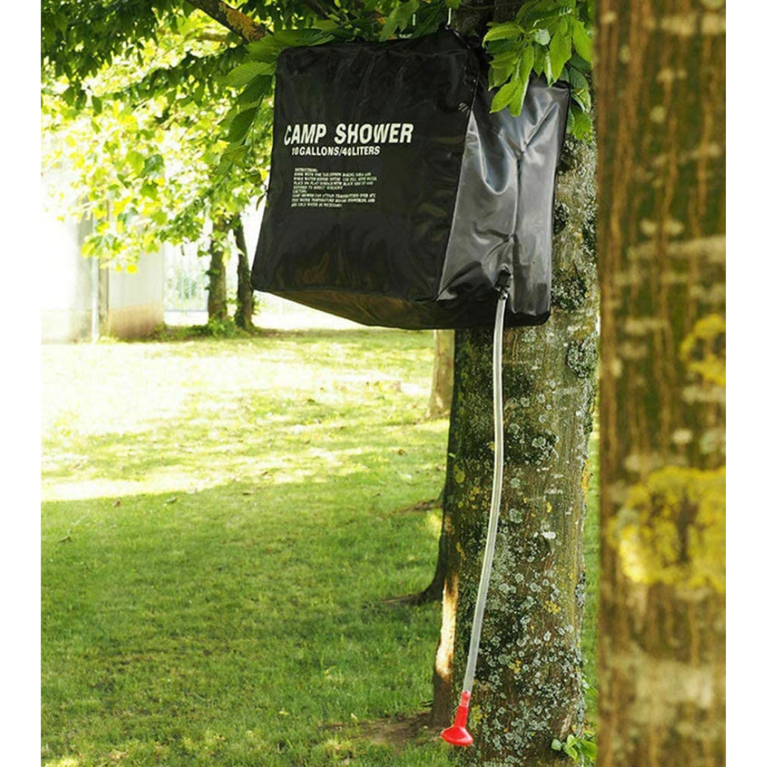 40L Solar Heater Camping Tent Outdoor Water Pipe Portable Camping Hiking Travel