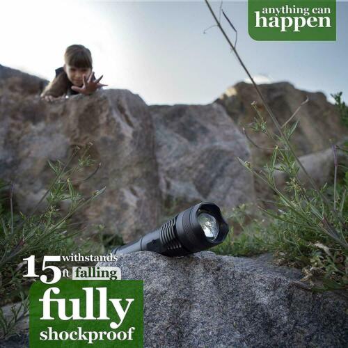900000 LUMENS XHP50 ZOOM FLASHLIGHT LED RECHARGEABLE LAMP TORCH W/26650 BATTERY
