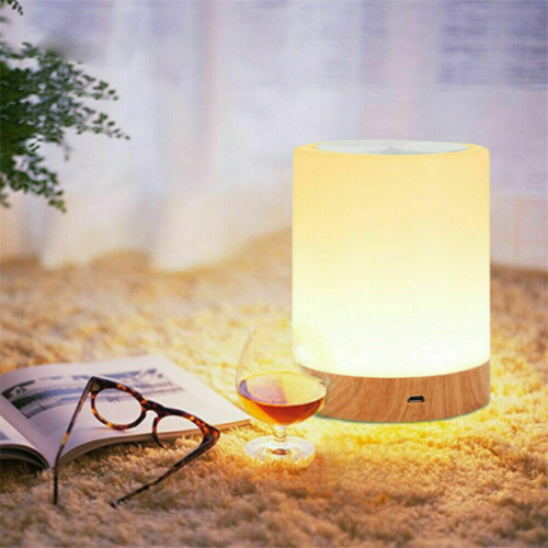 USB LED Lamp 7 Color GRB Touch Night Light Mood Dimmable Bedside Rechargeable