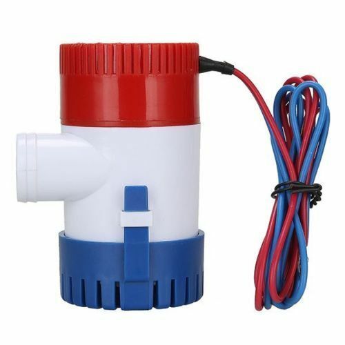 12V 1100GPH Submersible Bilge Water Pump Fishing Boat Caravan Campervan Camping