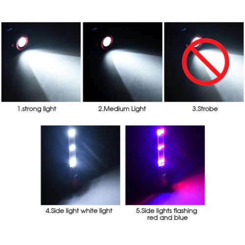 MOST POWERFUL 110000LM TACTICAL MAGNETIC USB FLASHLIGHT LED HUNTING TORCH