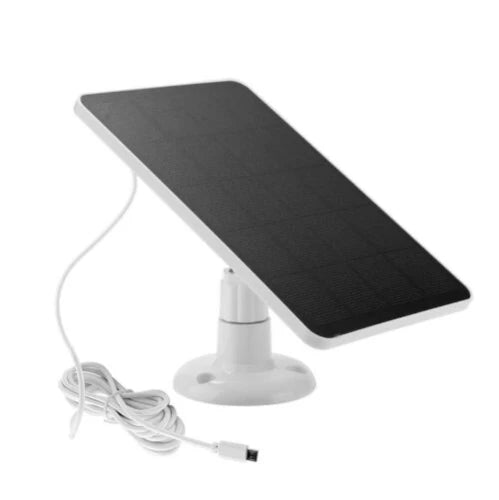 SOLAR PANEL FOR OUTDOOR CAMERA SECURITY CAM MICRO USB BATTERY CHARGER 10W OUTPUT