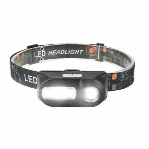 SUPER BRIGHT WATERPROOF HEAD TORCH HEADLIGHT LED USB RECHARGEABLE HEADLAMP