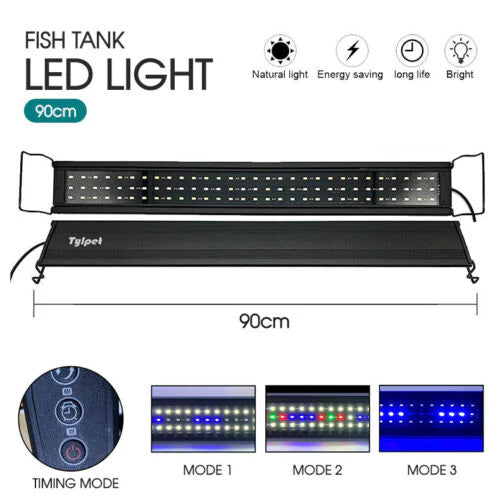 40/60/90 AU AQUARIUM LIGHT LIGHTING FULL SPECTRUM AQUA PLANT FISH TANK LED LAMP