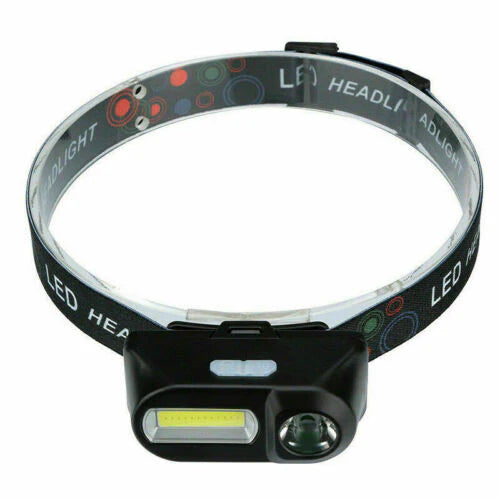 SUPER BRIGHT WATERPROOF HEAD TORCH HEADLIGHT LED USB RECHARGEABLE HEADLAMP