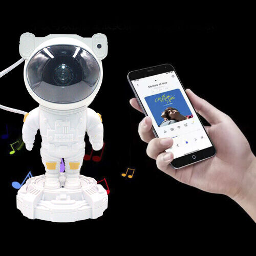 USB LED Astronaut Projector Light Starry Night Light Bedside Table Lamps Speaker