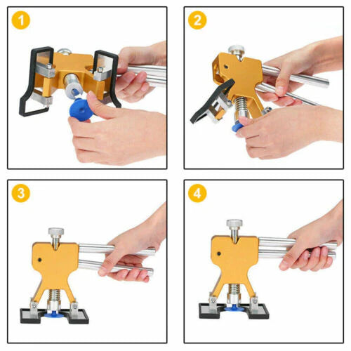57X DENT PULLER CAR AUTO BODY REPAIR TOOL HAIL REMOVAL LIFTER TABS KIT