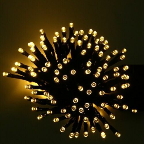 Solar Fairy String Lights 100/200/500 LED Outdoor Garden Christmas Party Decor