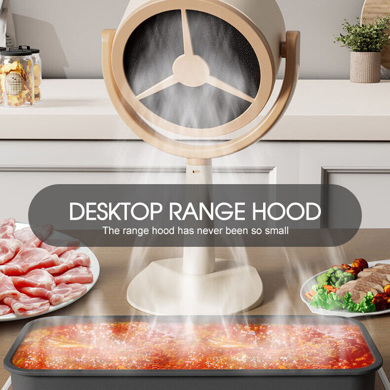 Portable Kitchen Hood Desktop Range Hood Small Desktop Mini High Suction Power