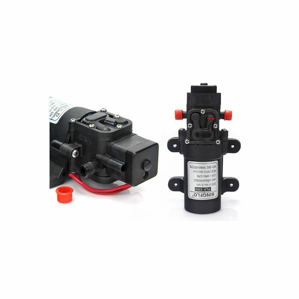 12V 4.3Lpm Self-Priming Water Pump High Pressure Caravan Camper Boat Marine Home
