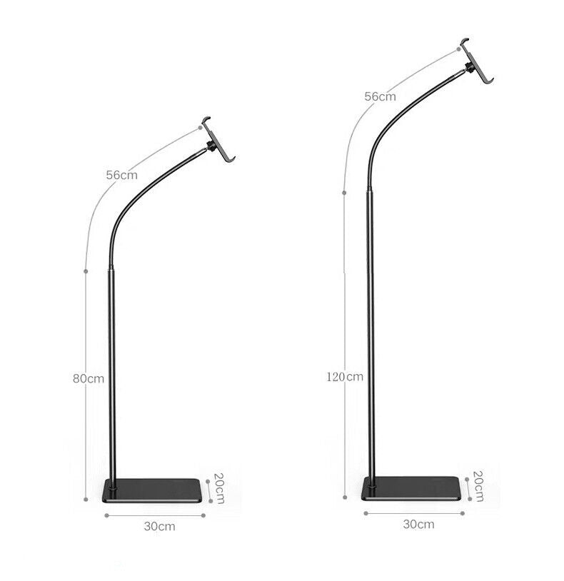 Adjustable Floor Stand Bed Lazy Mount Holder Arm Bracket For Phone Tablet iPad